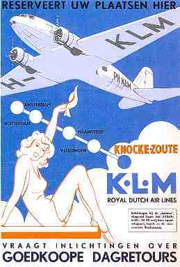 Poster for the promotion of national flights