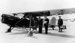 The KLM airtaxi, a Koolhoven FK43. KLM used six of these aircrafts